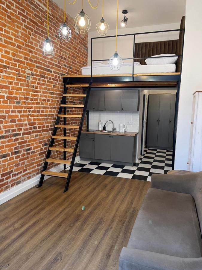 Urokliwy Loft W Ncl Kamienica Vabank Nr 18 Lägenhet Łódź Exteriör bild